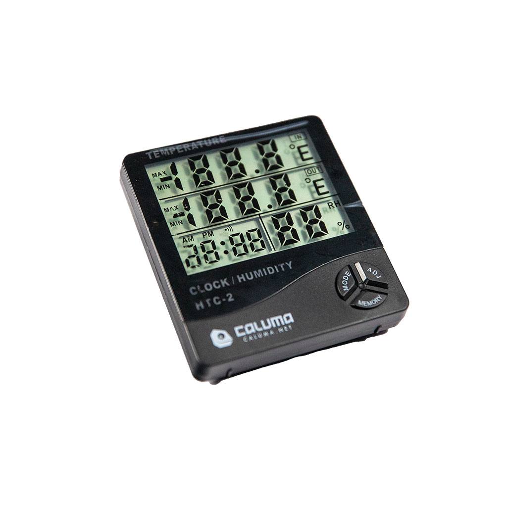 Caluma Thermo-Hygrometer mit Uhr und externer Sonde Details 2
